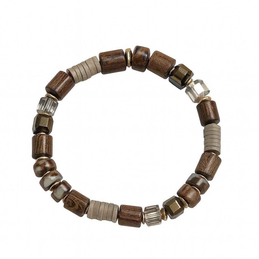 ⚜️ Wooden Beaded Bracelet